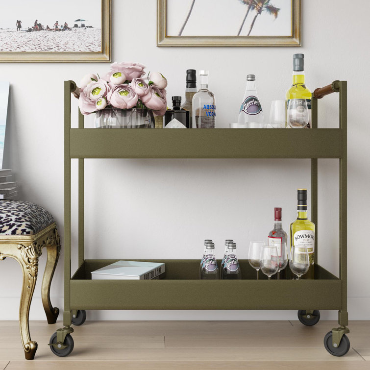 Novogratz Metal Bar Cart & Reviews Wayfair Canada